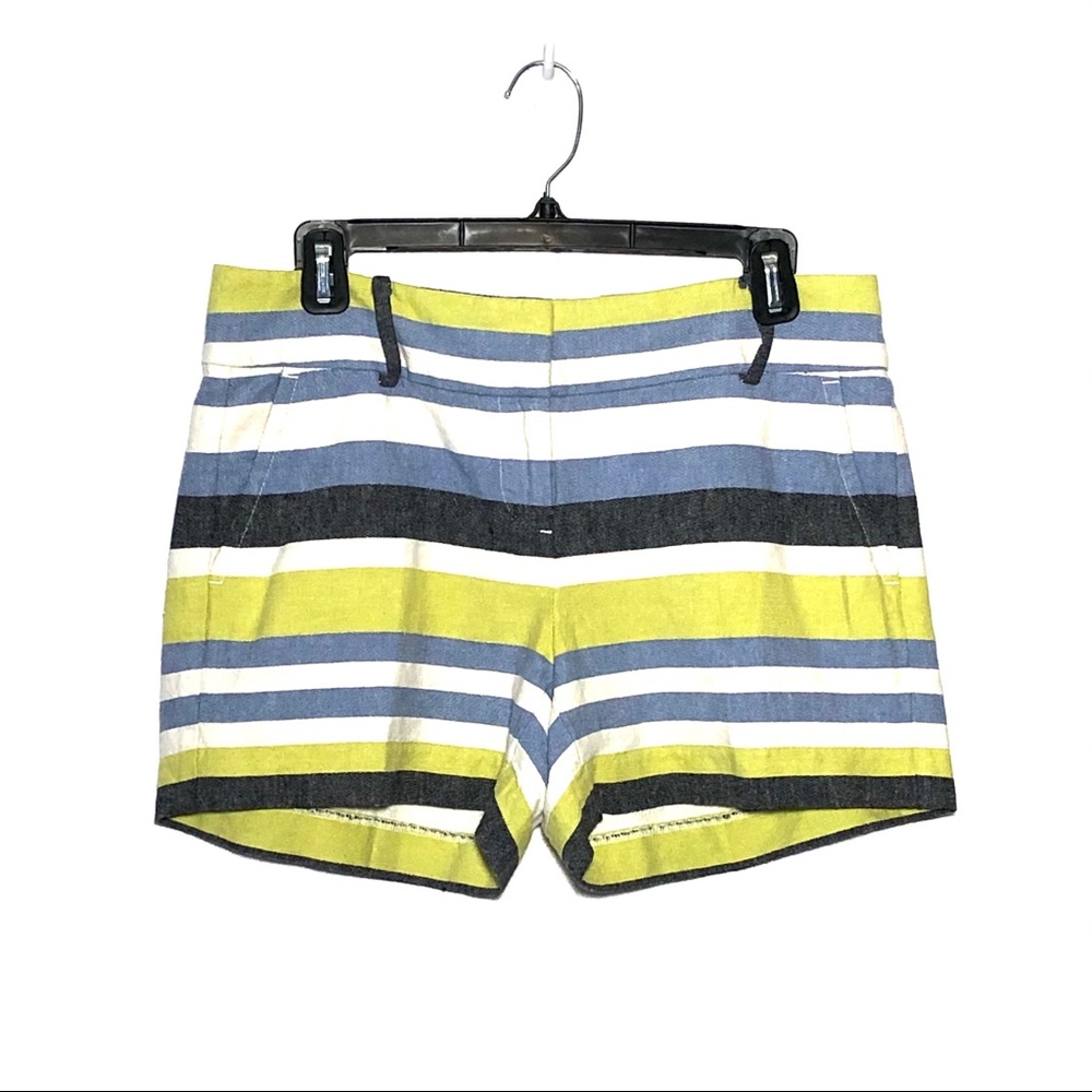 ⭐️ NWT Ann Taylor Linen Striped Summer Beach Short 4P